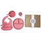 Eco Friendly Silicone Baby Feeding Plate BPA Free Infant Kids Suction Dinner Set