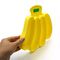 Modern Banana Shaped Silicone Baby Tray Suction Self Feeding BPA Free Customized