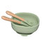 Silicone Baby Tray Silicone Bowl Baby Customized  New Arrivals Round Shape Bpa Free  With Spoon