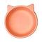 Kids Suction Feeding Bowl Silicone Cat Shaped Food Bowls Customized