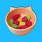 Kids Suction Feeding Bowl Silicone Cat Shaped Food Bowls Customized