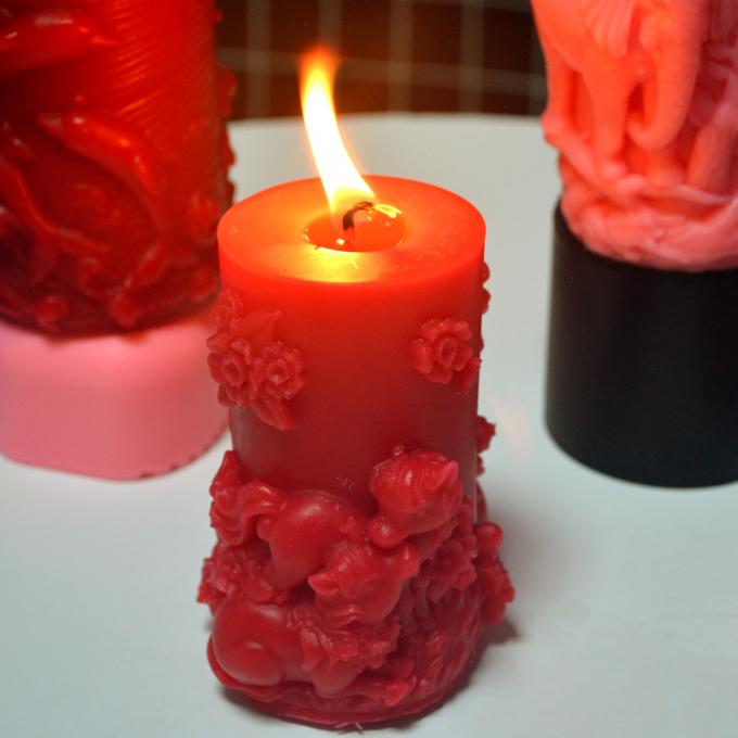 Customized Silicone Candle Mold Sustainable Disposable 3D Candle Moulds