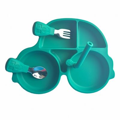 Buy Baby Feeding Silicone Spoon Set Customized Car Shape Bpa Free online manufacture