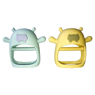 Buy Silicone Baby Teether Customized Hippo Never Drop Diy Handmade Bpa Free online manufacture