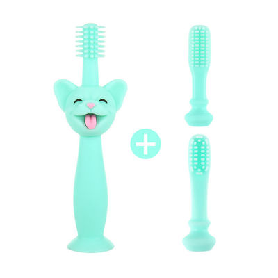 Buy Silicone Infant Teething Toys Toothbrush Food Grade Pig Head Shape online manufacture