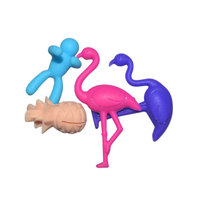Buy Animal Pattern Shape Silicone Wine Glass Charms Eco Friendly Customized Logo online manufacture