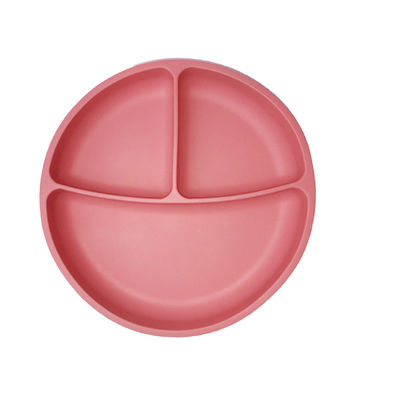 Buy Eco Friendly Silicone Baby Feeding Plate BPA Free Infant Kids Suction Dinner Set online manufacture