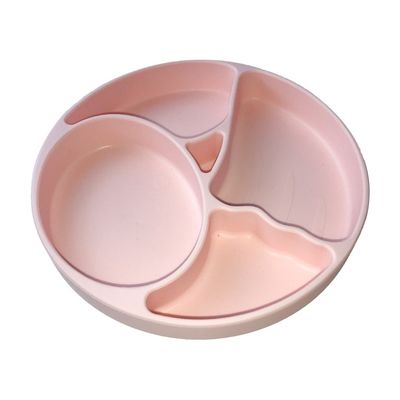 Buy Kids Baby Feeding Silicone Plate Set With Dividers Bpa Free online manufacture