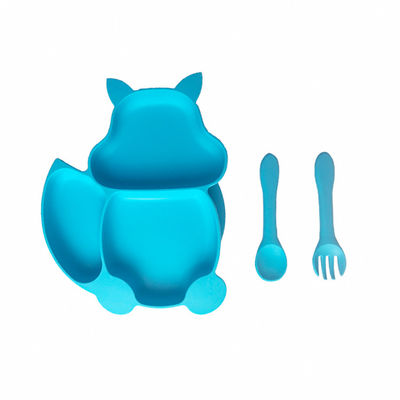 Buy Fox Shape Foldable Silicone Bowl Non Toxic Bpa Free Customized With Spoon online manufacture