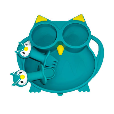 Buy Silicone Suction Plate Set Food Feeding Bpa Free For Infants Toddlers online manufacture