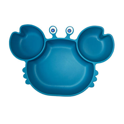 Buy Crab Shape Silicone Baby Tray Set Food Grade Eco Friendly Custom Logo online manufacture