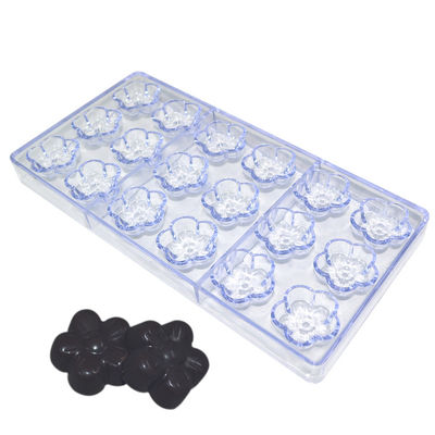 Buy Polycarbonate Plastic Flower Shaped Chocolate Molds Reusable Stocked online manufacture