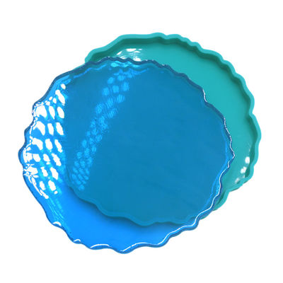 Buy Flexible Silicone Resin Mold Irregular Shape Epoxy Resin Coaster online manufacture