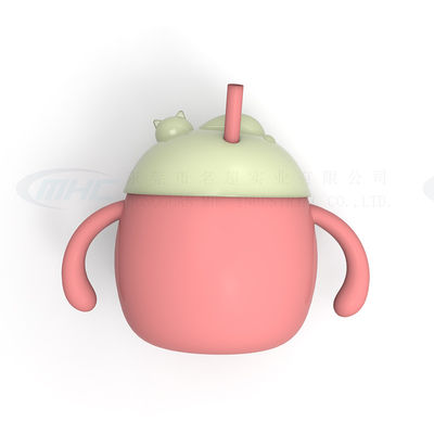 Buy MHC 4 Months Baby Feeding Cup with Straw 50 Pieces Dish and Handles Gift Set online manufacture