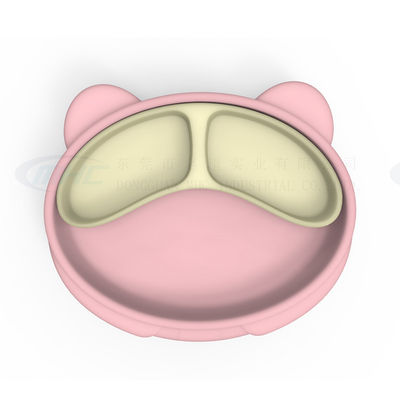 Buy MHC Custom Animal Panda Baby Feeding Plate Bpa Free Non Toxic Dining Suction Silicone Plate online manufacture
