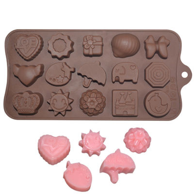 Buy MHC Custom Pour Chocolat Silicone Chocolate Mold Cute Cartoon Shape for Easy Cleaning Cake Tools online manufacture