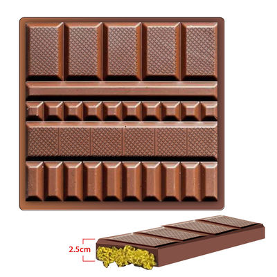 Buy MHC Plastic Christmas Chocolate Molds For Geometric Big Bar Deep Dubai Chocolate Bar Molds online manufacture