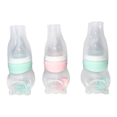 BPA Free Newborn Teething Toys Milk Bottle Medium Flow Customized