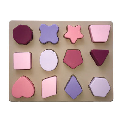 Silicone Educational Toys DIY Geometry 3D Jigsaw Puzzle Customized