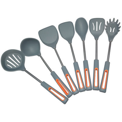 Customized Silicone Spatula Kitchenaid Cooking Utensil Set 8 Pieces Eco Friendly