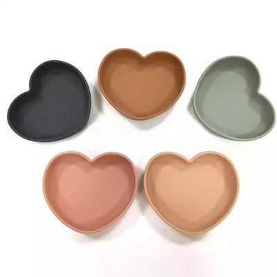 Baby Feeding Set Plate For Fruits Factory Price Customized Heart Shape Bpa Free