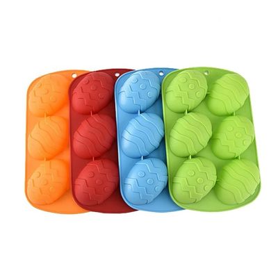Food Grade Cake Silicone Molds Diy Handmade Easter Egg Shaped Cake Mould