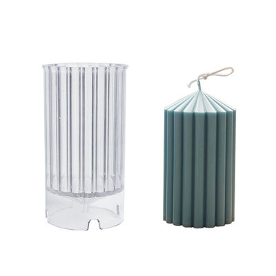 OEM Silicone Pillar Candle Molds Customized Candle Stick Mold LFGB Certified