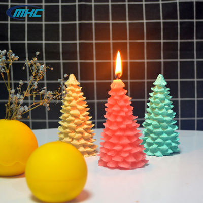 Reusable Silicone Candle Mold Pine Shape Customized For Cake Decorating