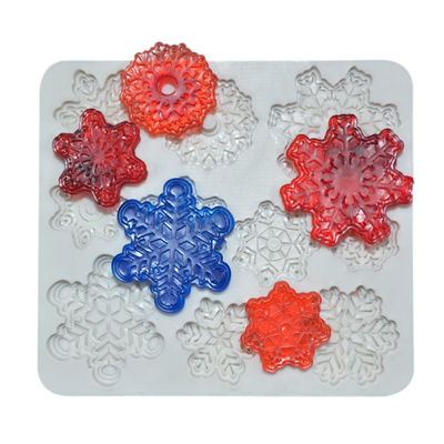 Silicone Cake Fondant Silicone Moulds Food Grade Handmade Diy Snowflake Shape