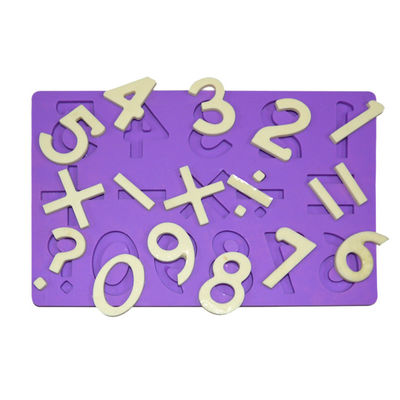 Number Shape Silicone Fondant Mold Multifunctional Mathematics Design