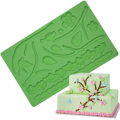 Non Slip Rectangle Fondant Baking Mat Cake Furniture Molds Sustainable