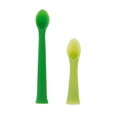 First Stage Silicone Baby Spoon Food Grade BPA Free Infant Feeding Utensils