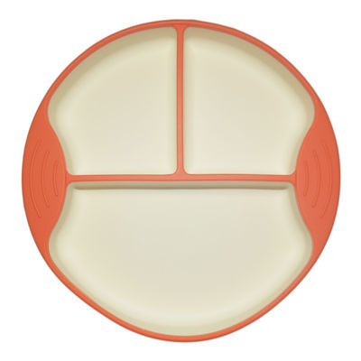 2-6 Months Cartoon Design Baby Silicone Products Plate Safe Soft For Infants / Toddlers