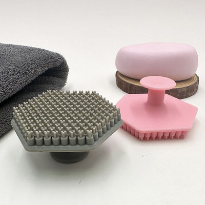 Eco-Friendly Silicone Baby Brush for Gentle and Effective Cleansing in Oval Shap