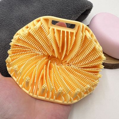 MHC Soft Square Silicone Body Scrubber Exfoliator for Women and Men Antimicrobial Set