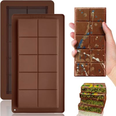 MHC Dubai Silicone Moulds Acrylic Plastic Chocolate Mould For Mold Cake Chocolate