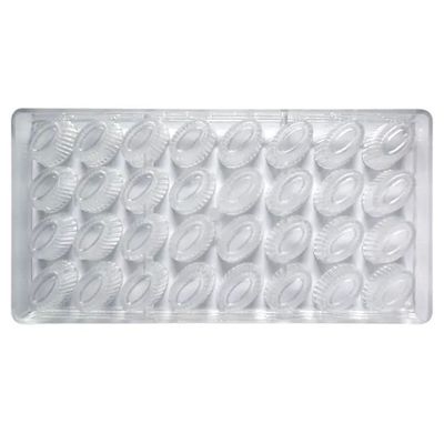 Stocked MHC Polycarbonate Rose Flower Shaped Chocolate Molds FDA Approved