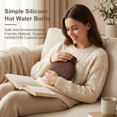 Wholesale Reusable Silicone Hot Water Bag Microwave Heated Eco-Friendly Soft Hand & Foot Warmer