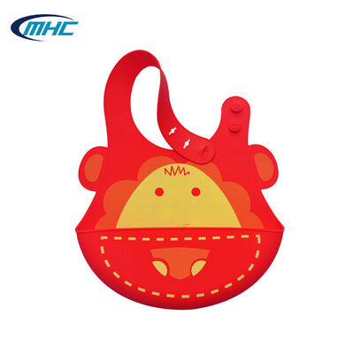 Burp Cloth Baby Bibs Waterproof Silicone Cute Baby Bibs Silicone Baby Bibs Factory Baby Cotton Silicone Bibs with Buttons